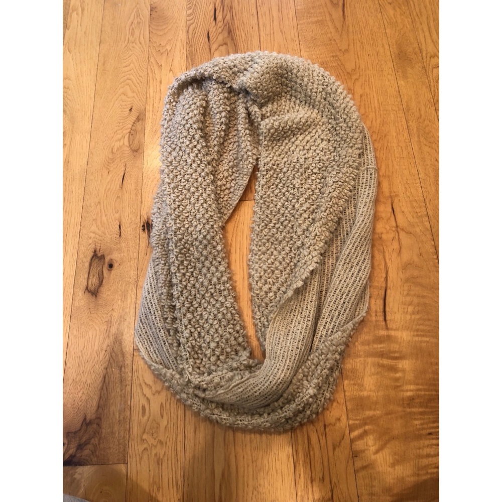 Tan infinity scarf